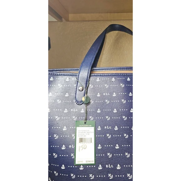 NWT Ralph Lauren Newbury Nautica Classic Tote with scarf - Picture 10 of 10